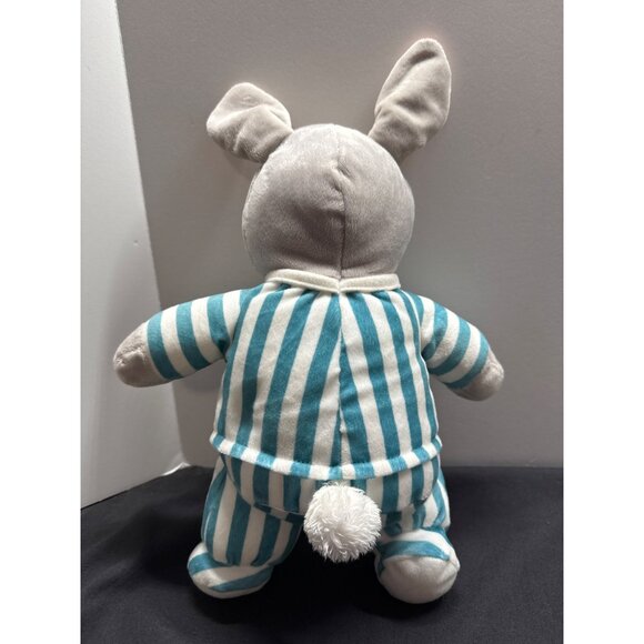 Kohls Cares 16” Goodnight Moon Plush Bunny Rabbit in Striped Pajamas Plush - Picture 3 of 6